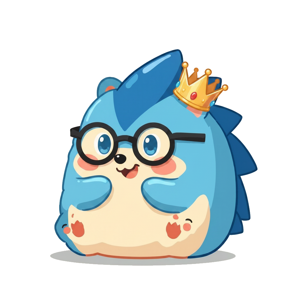 Naggy wearing a crown